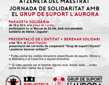 Jornada de solidaritat amb el “Grup de suport L’Aurora”